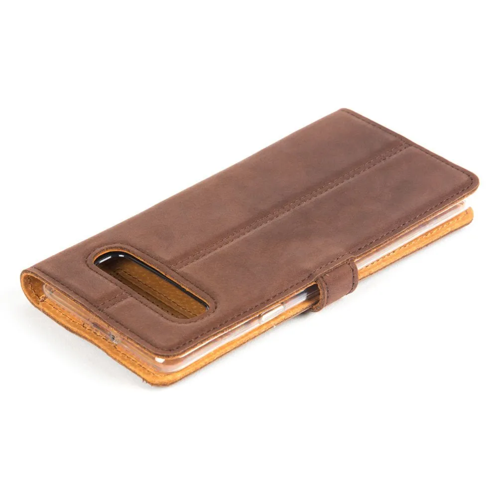 Samsung Galaxy S10 E - Vintage Leather Wallet