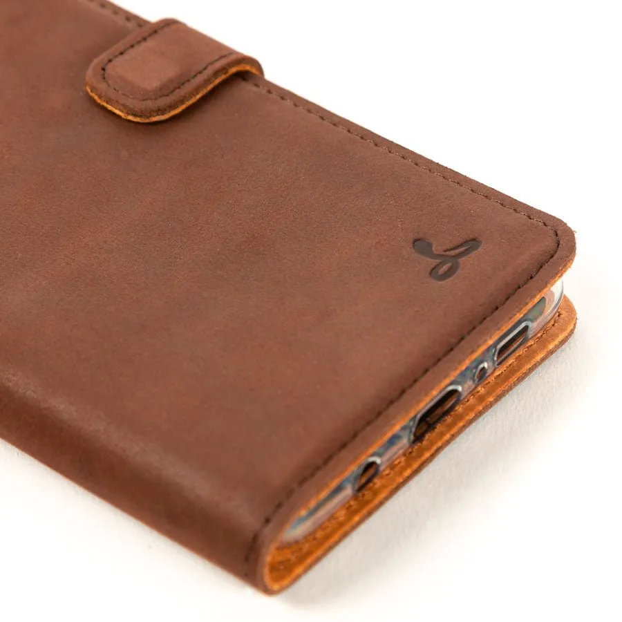 Samsung Galaxy S10 E - Vintage Leather Wallet