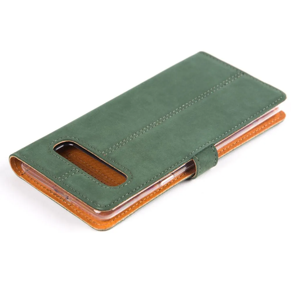 Samsung Galaxy S10 E - Vintage Leather Wallet