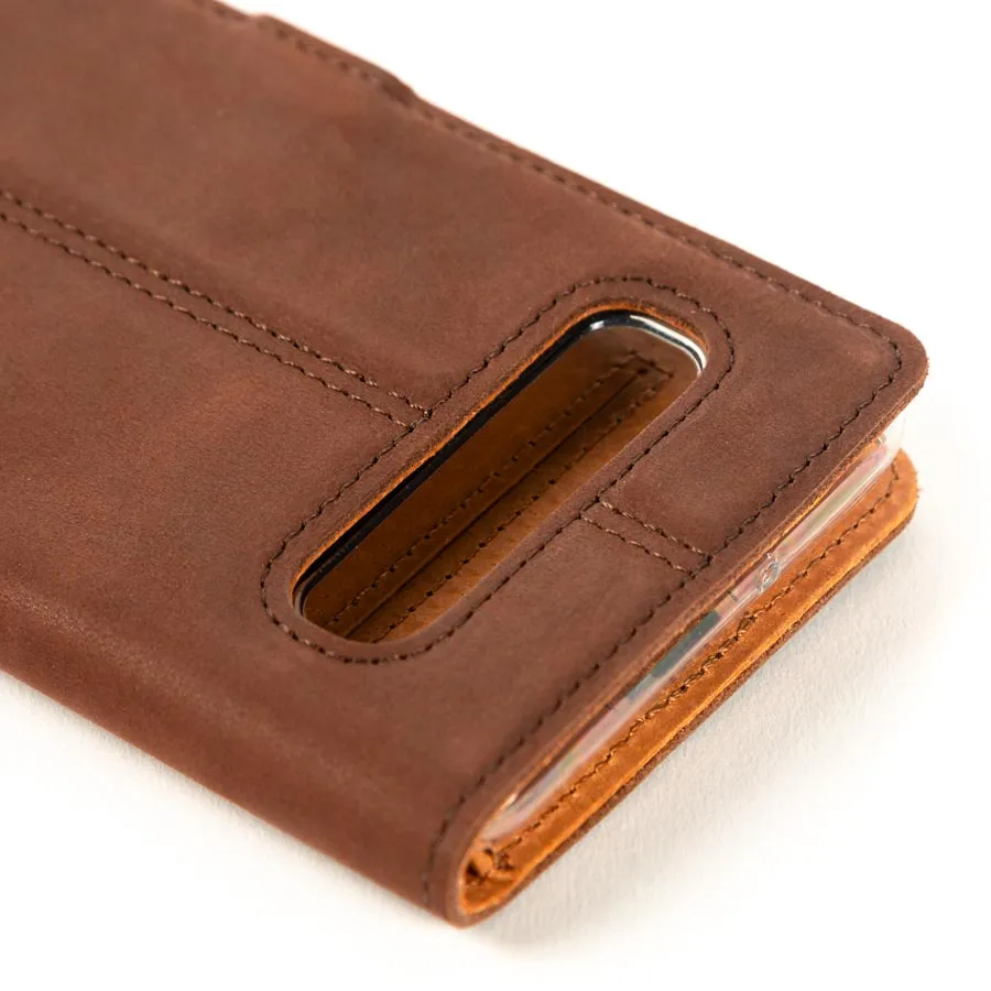 Samsung Galaxy S10 E - Vintage Leather Wallet