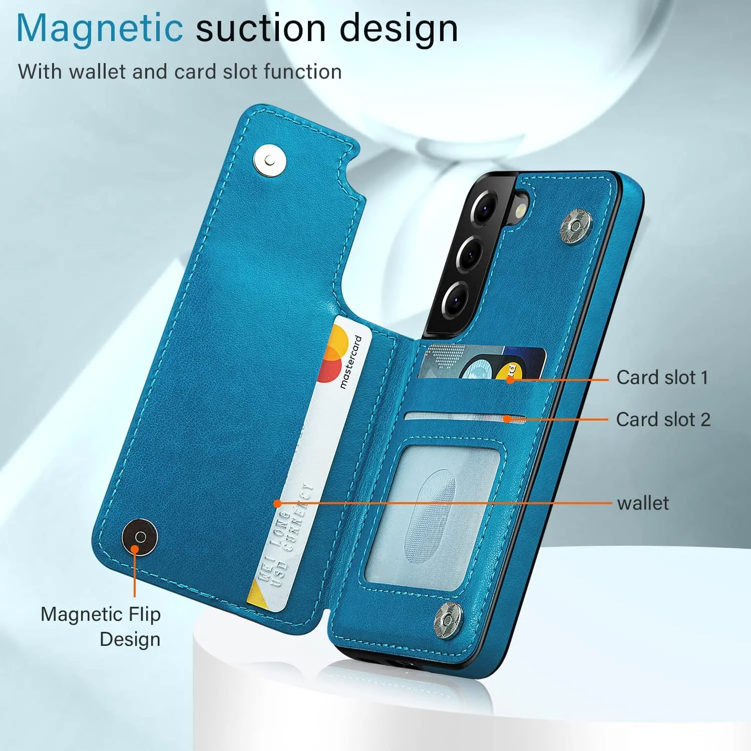 Samsung Galaxy S24 Plus Wallet Protective Phone Case