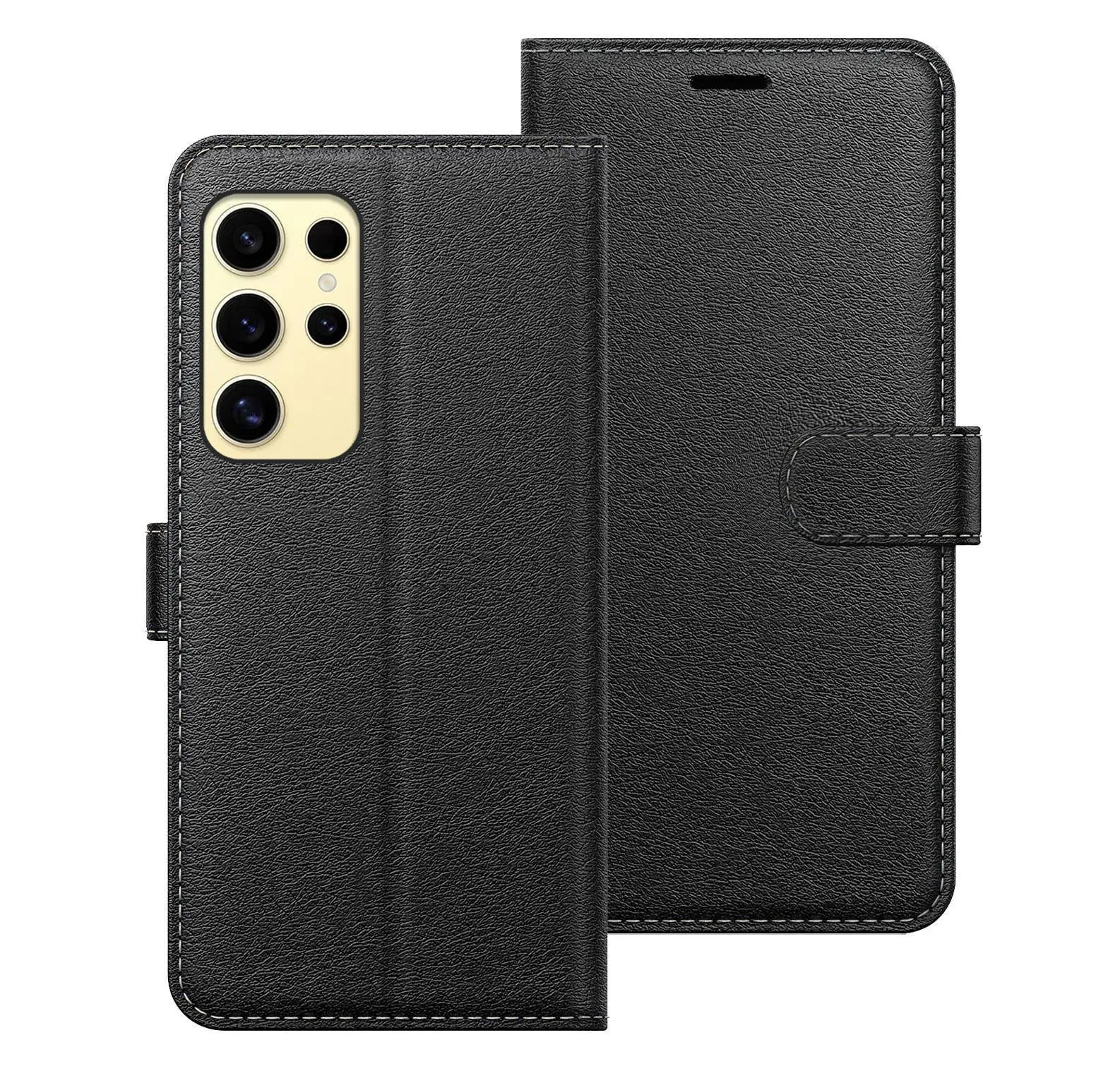 Samsung Galaxy S24 Ultra Case Cover Flip Folio Leather Wallet Credit Card Slot