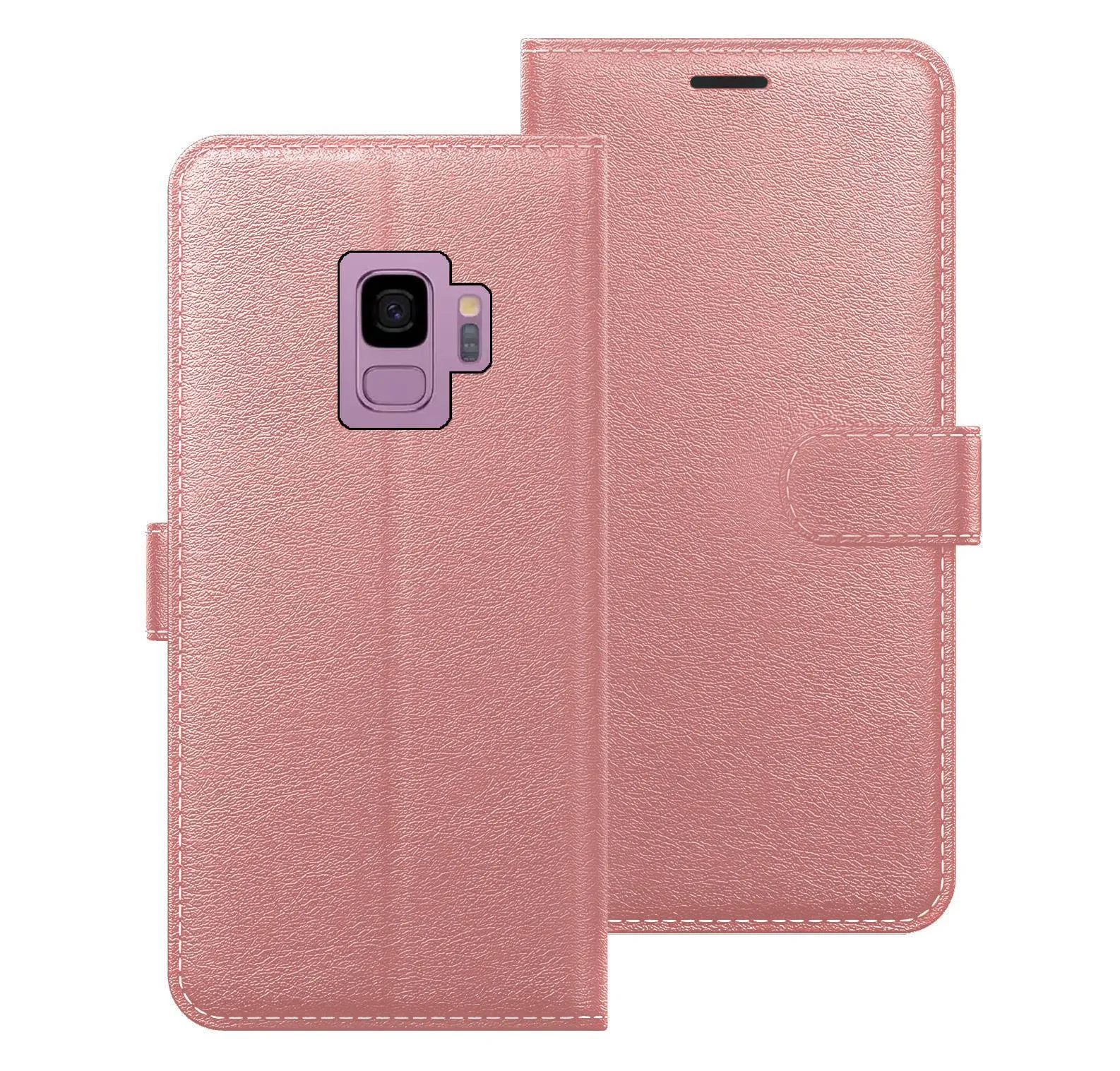 Samsung Galaxy S9 Flip Folio Book Wallet Case