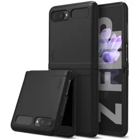 Samsung Galaxy Z Flip / Z Flip 5G Case Cover| Slim Series| Black