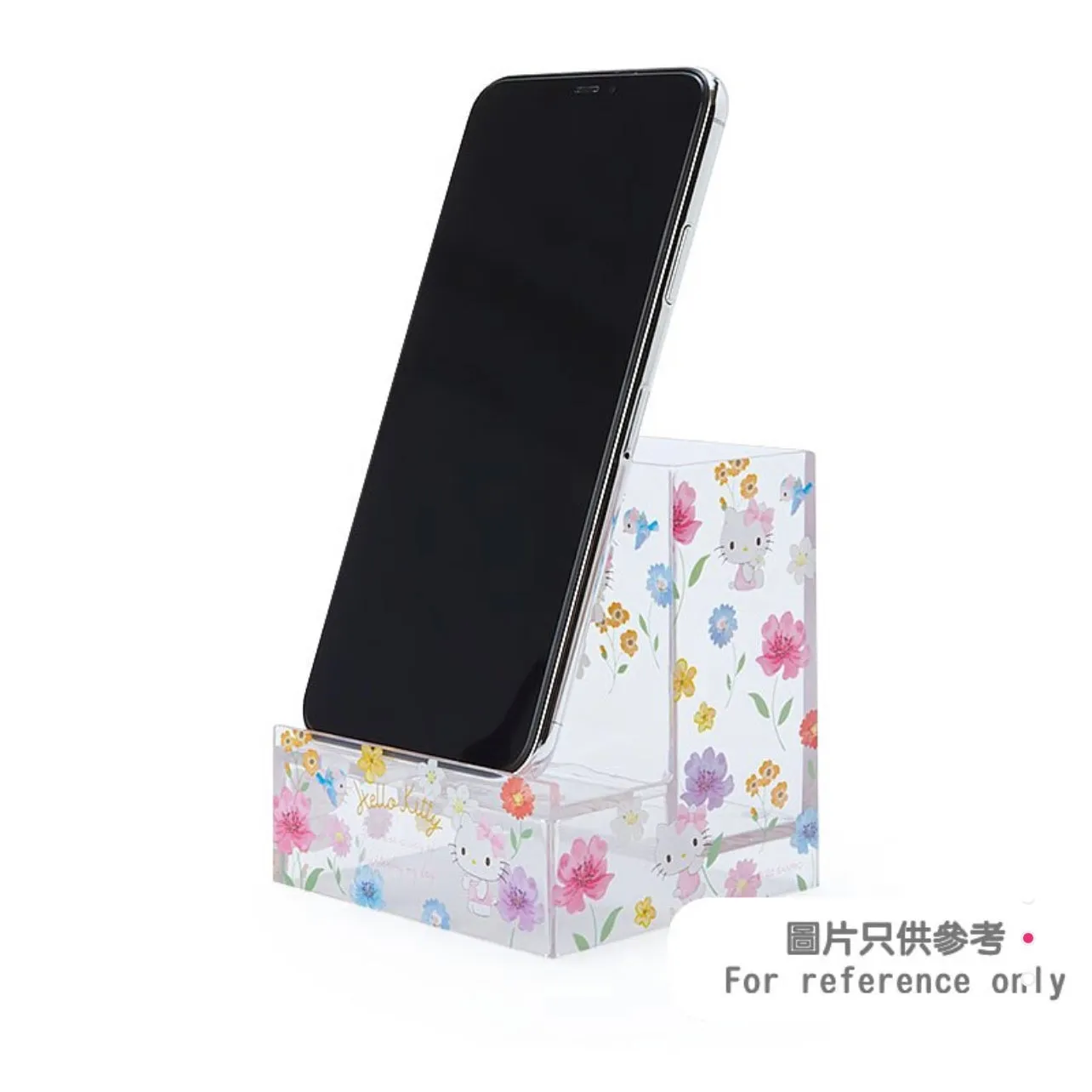 Sanrio Clear Pen & Phone Stand (Kuromi, Cinnamoroll, My Melody, Hello Kitty)