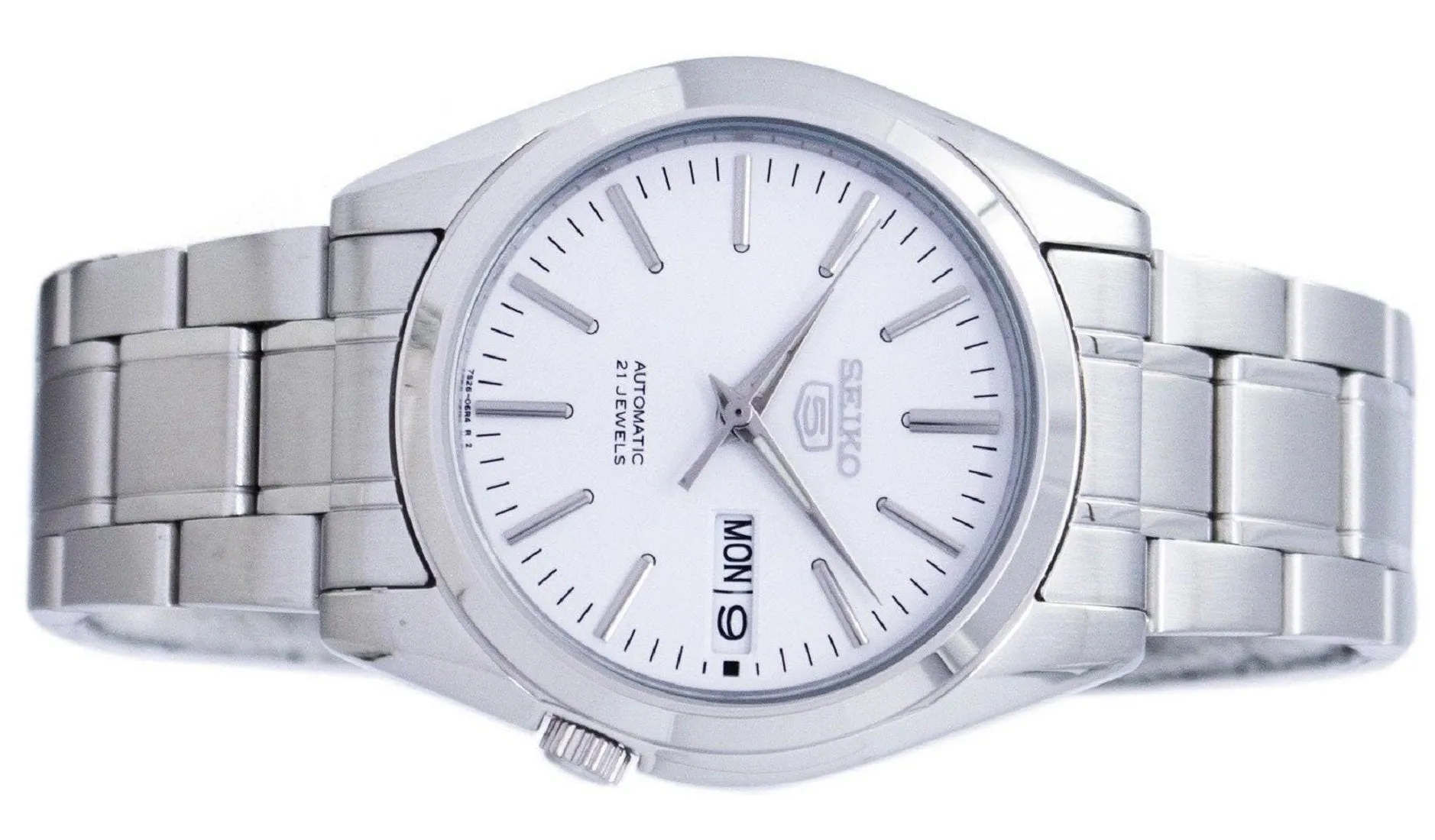 Seiko 5 SNKL41K1  Silver Stainless Automatic Watch Men