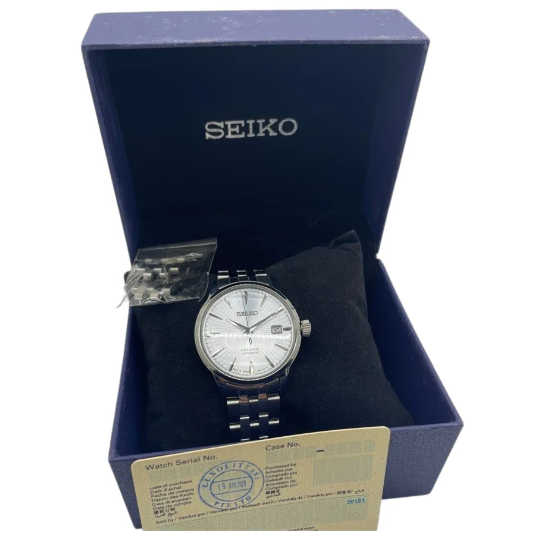 Seiko Presage Cocktail Time SRPE19J1 40.5mm Automatic Blue Dial Watch