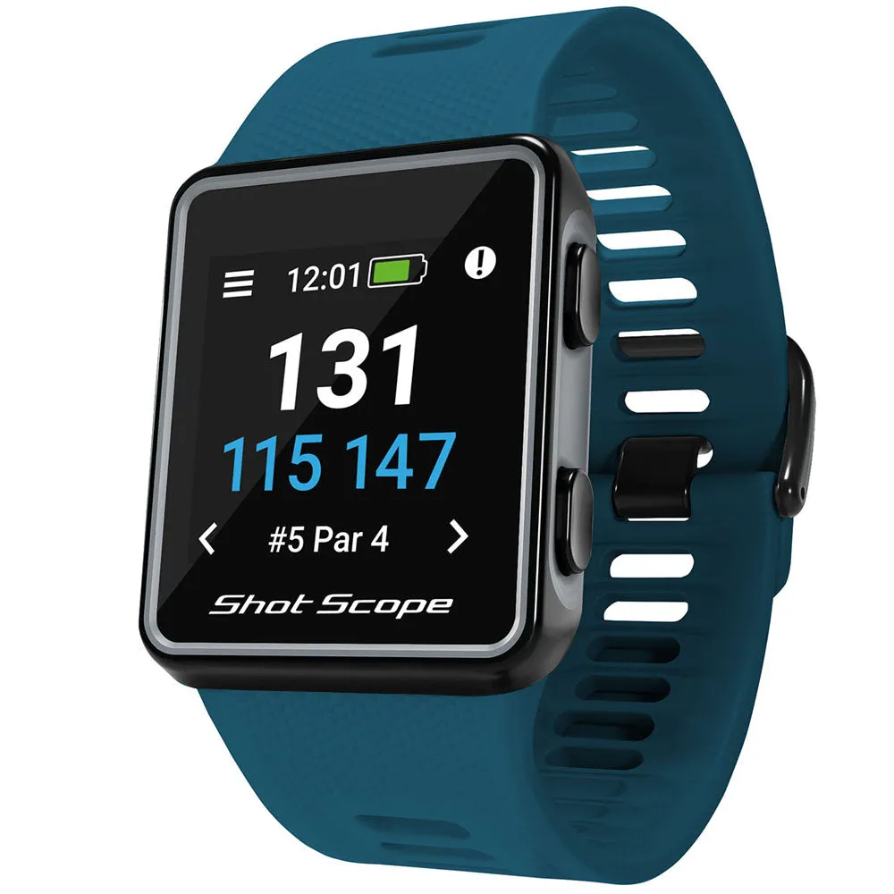 Shot Scope V3 GPS Golf Watch & Performance Tracker - Teal