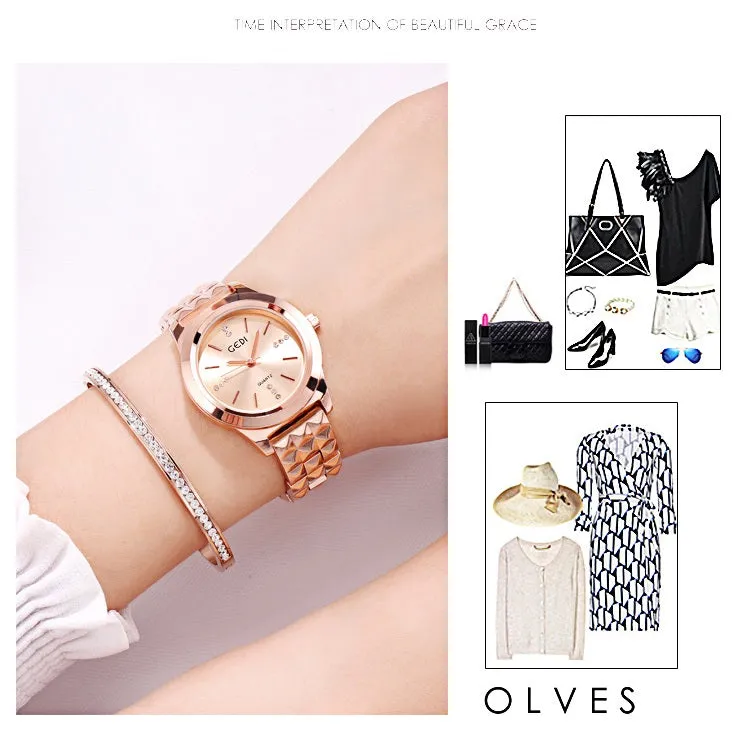 Simple Quartz Women's Wristwatch