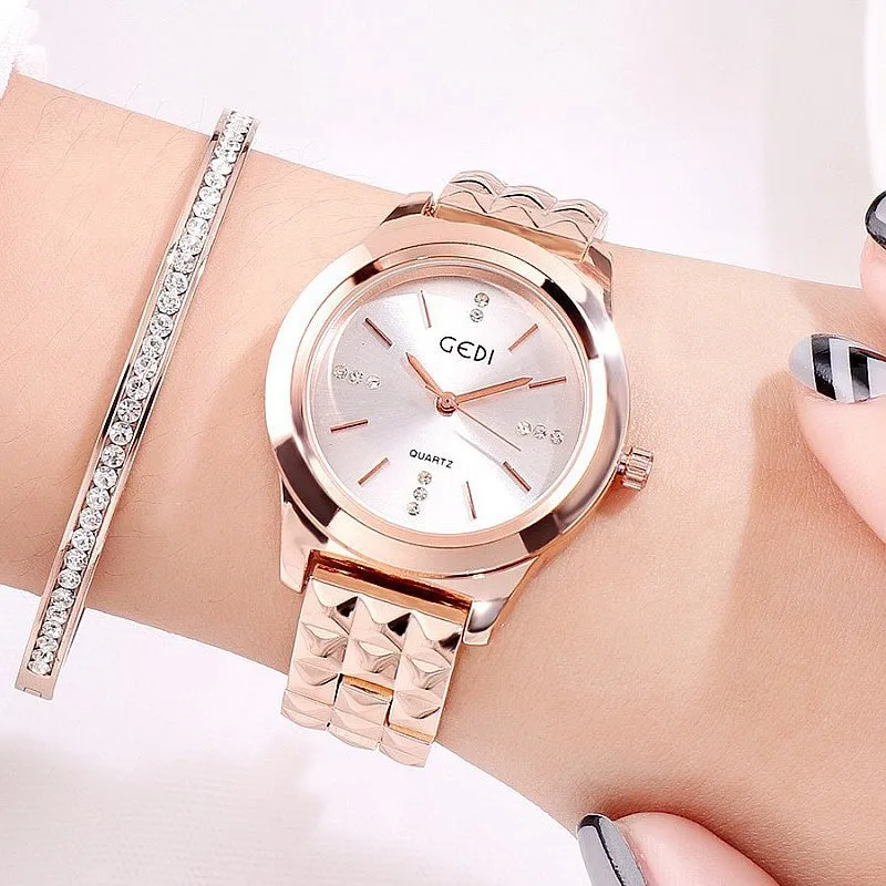 Simple Quartz Women's Wristwatch