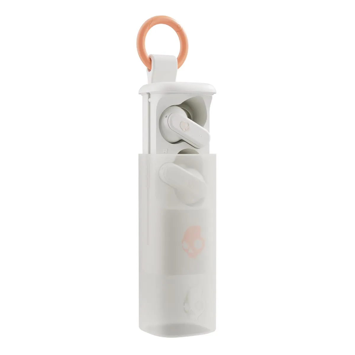 Skullcandy TW Dime Evo Headphones - Bone/Glow Orange