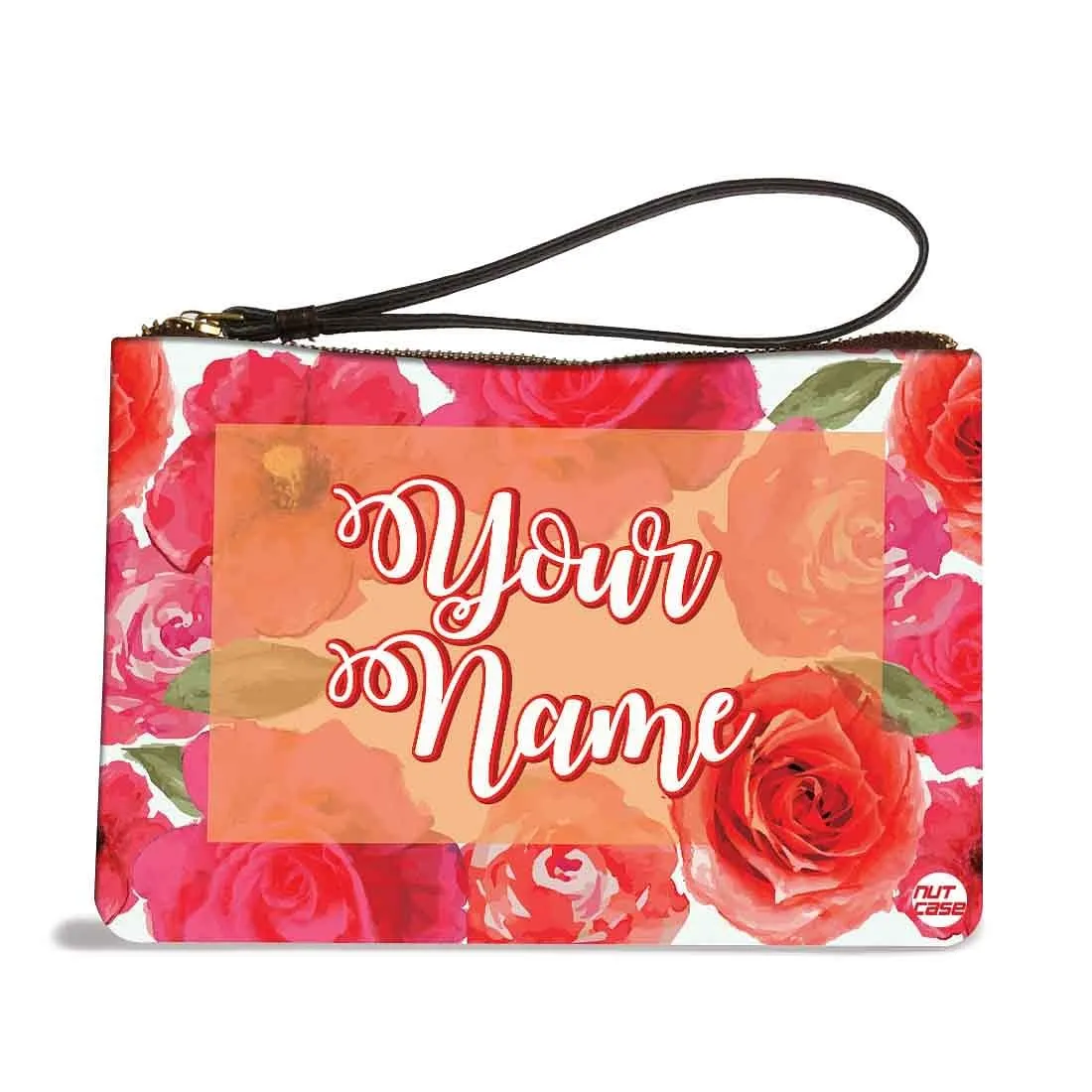 Small Pouches For Ladies - Red Roses