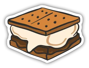 S'more Vinyl Sticker