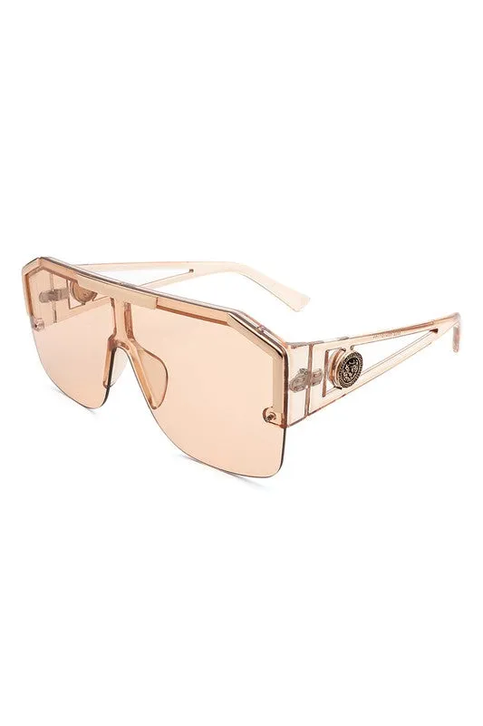 Square Oversize Retro Fashion Sunglasses