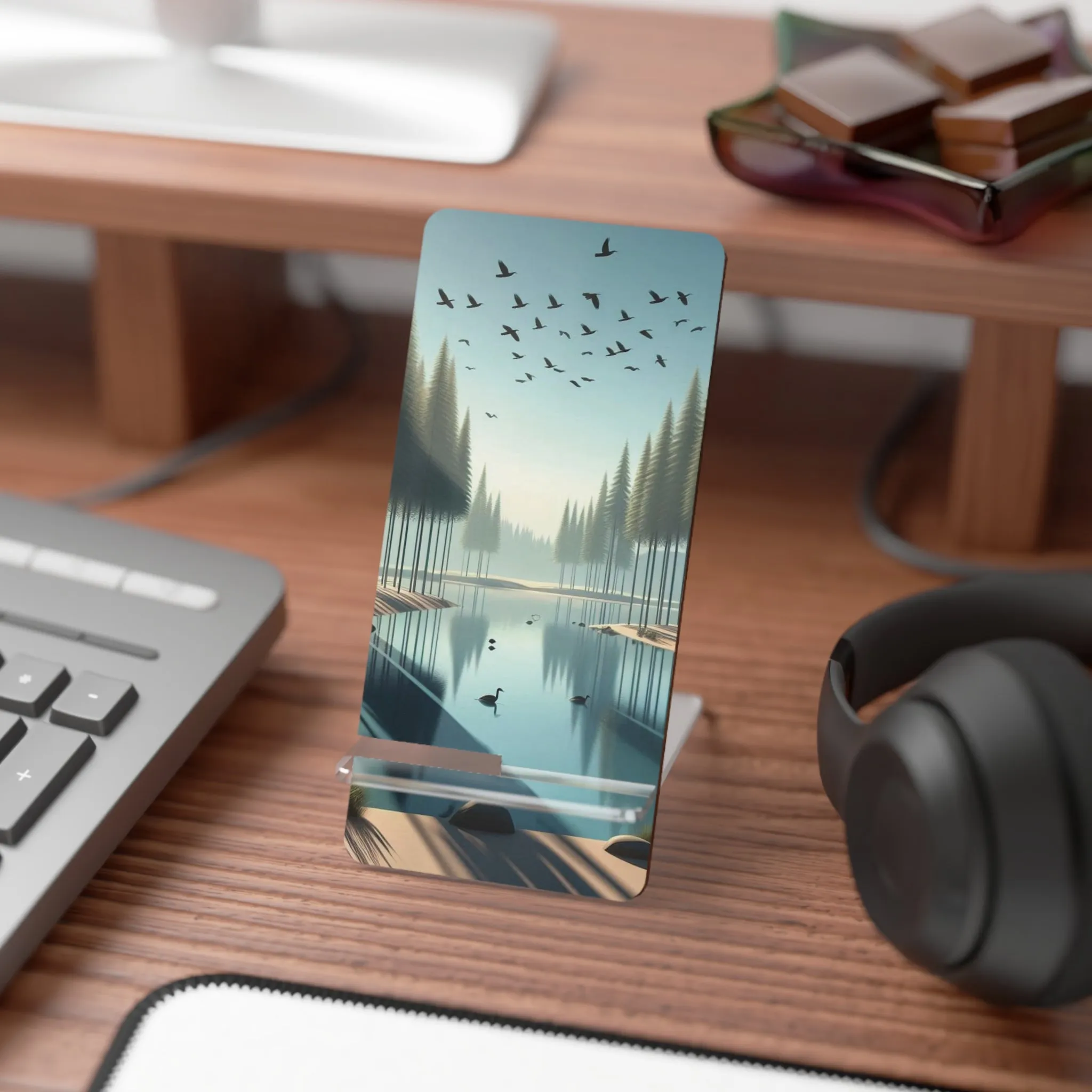 Sunrise and nature view Mobile Display Stand for Smartphones