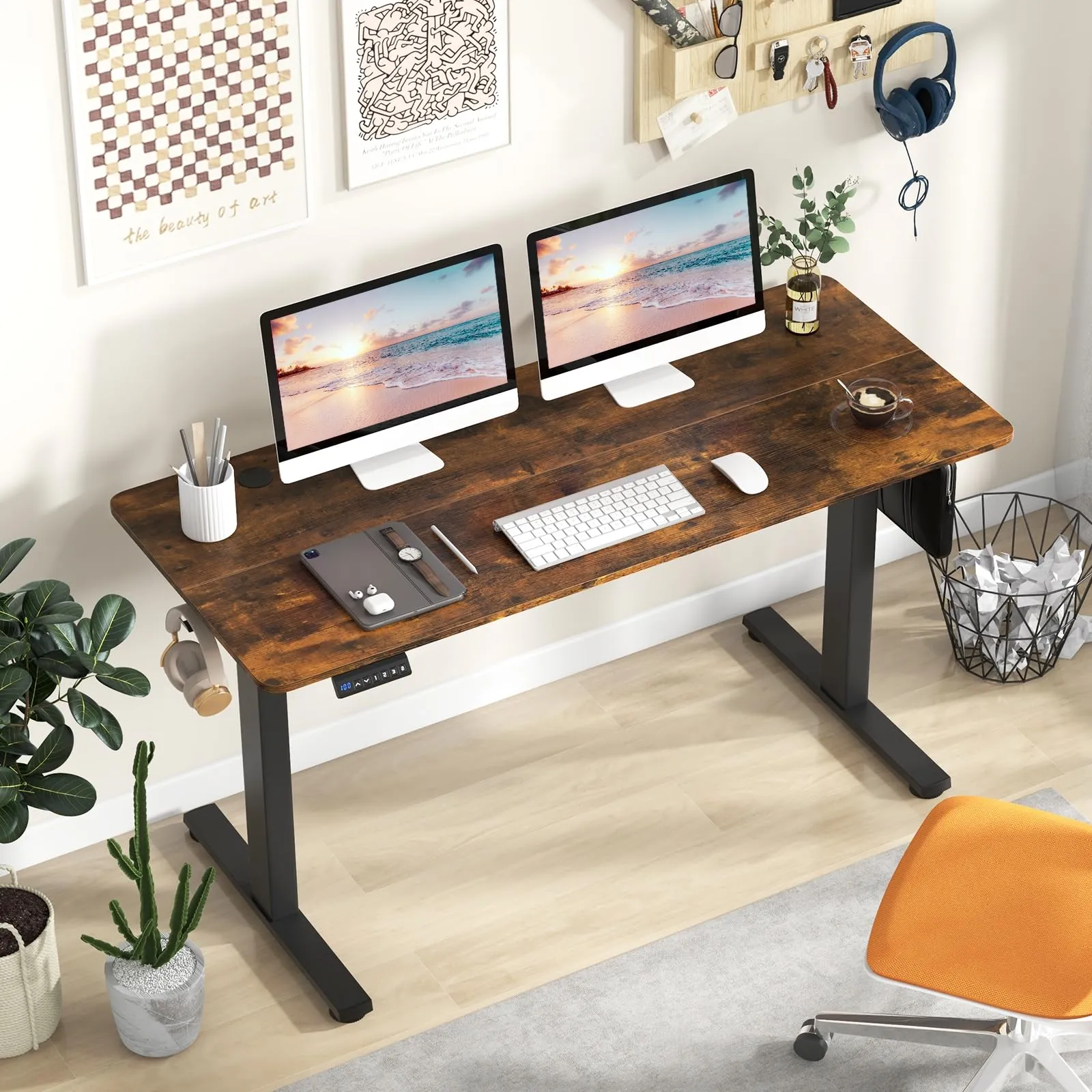 Tangkula 55" x 24" Electric Standing Desk