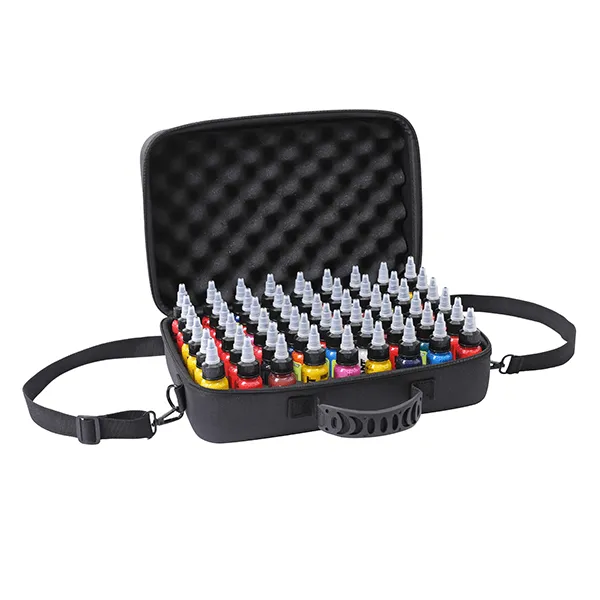 Tattoo Ink Bottle Travel Holder Case - For 54 Colours