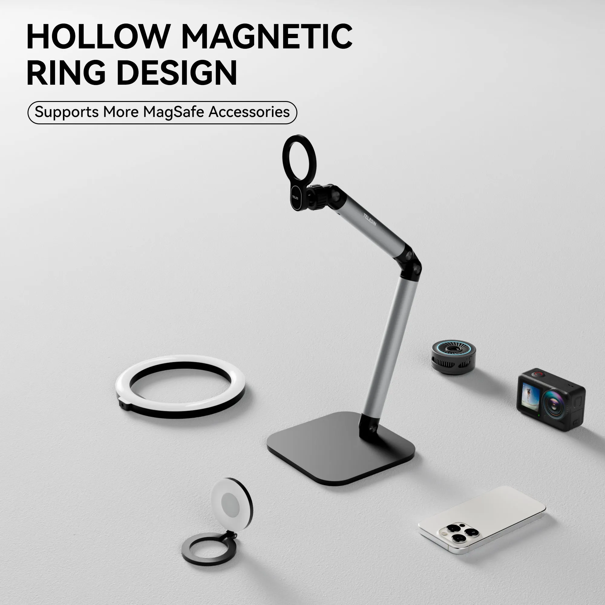 TELESIN Magnetic Desktop Phone Stand