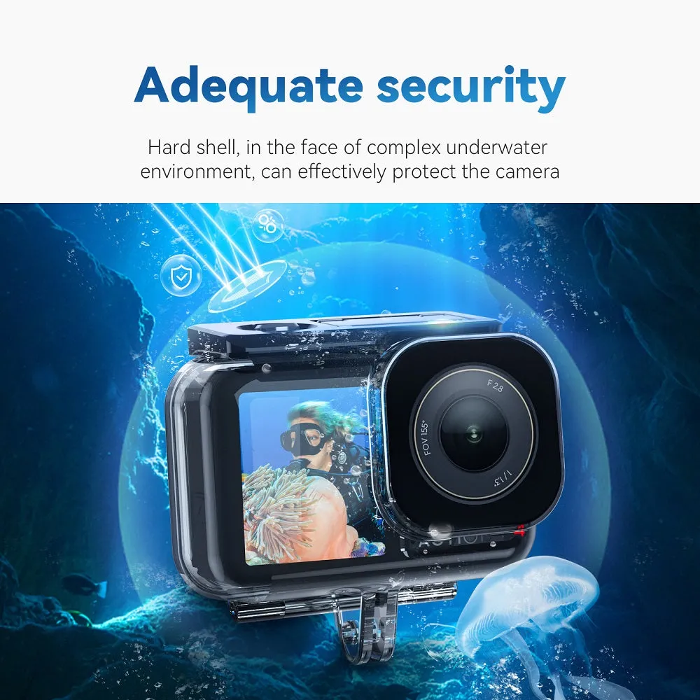 TELESIN Waterproof Case for DJI OSMO ACTION 3/4/5