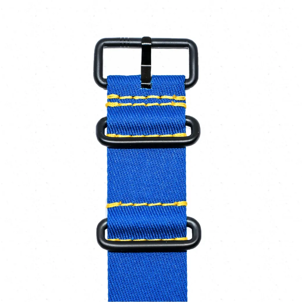 The ELECTRICIANZ Blue Nato Strap