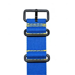 The ELECTRICIANZ Blue Nato Strap