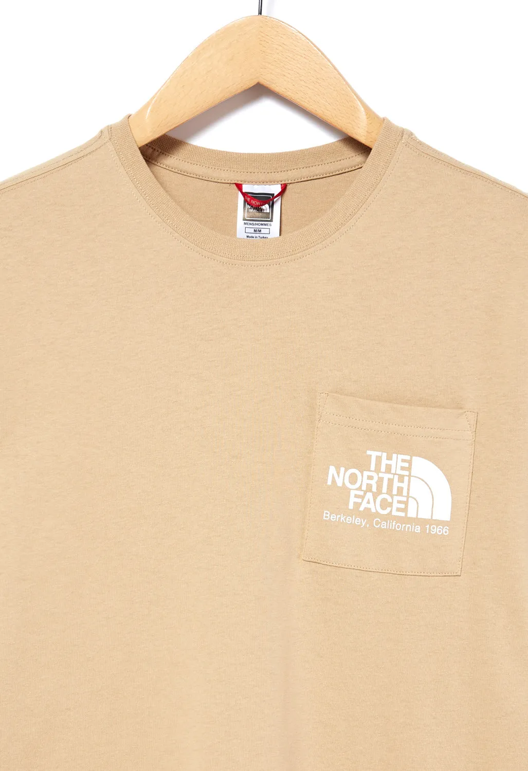 The North Face Men's Berkeley California Pocket T-Shirt - Khaki Stone