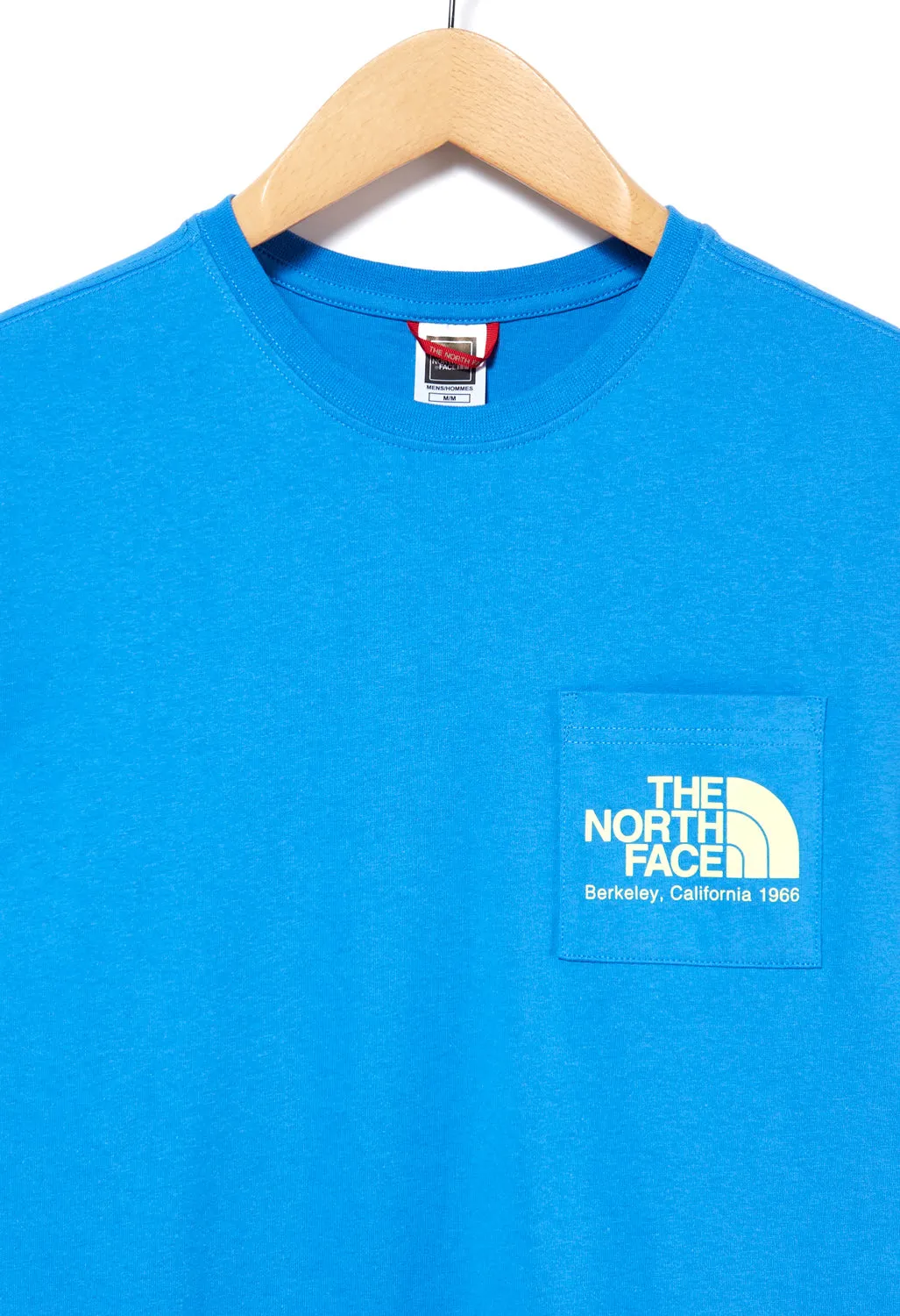 The North Face Men's Berkeley California Pocket T-Shirt - Super Sonic Blue