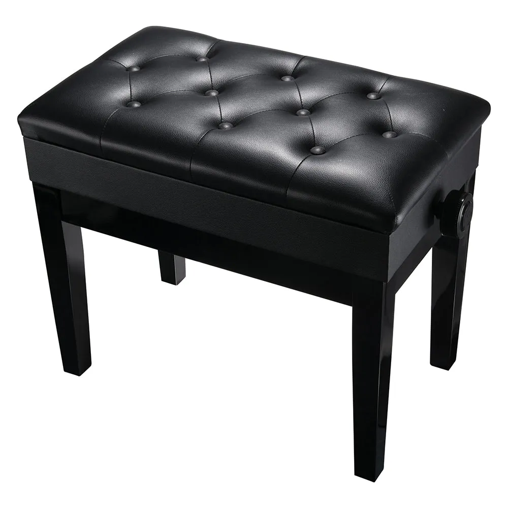 TheLAShop Adjustable Piano Bench with Storage