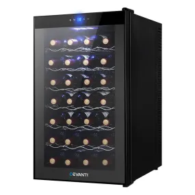 Thermo Electric Wine Cooling Fridge Storage Chiller Cooler Unit Shelves Cellar 28 Bottles