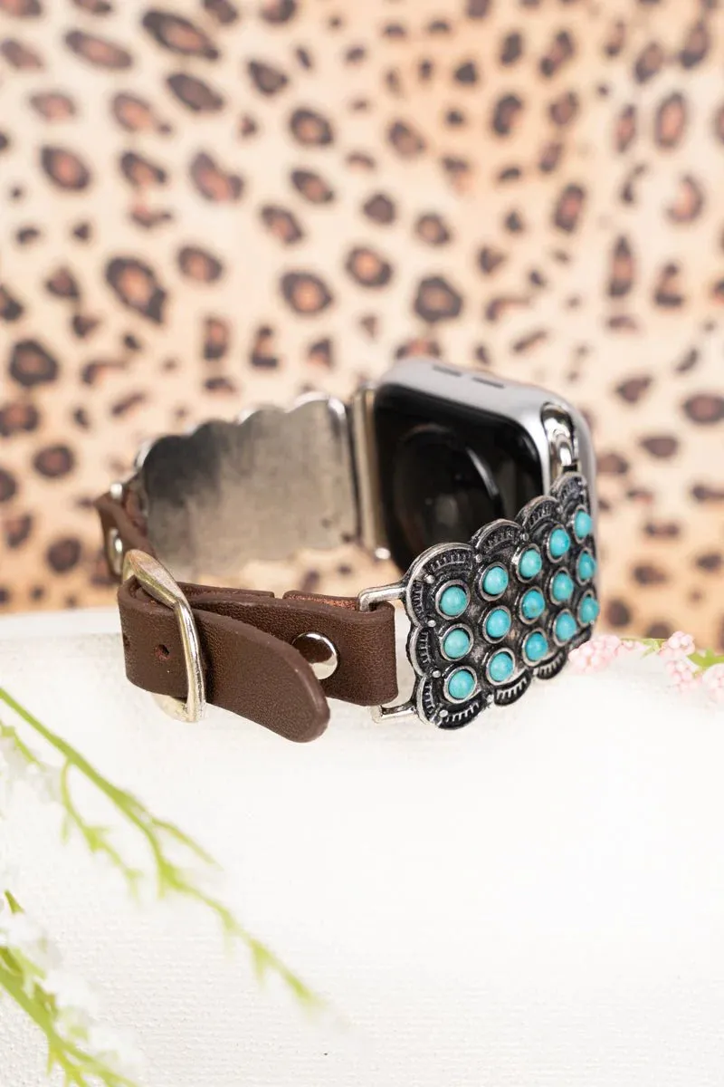 Tipi Manchester Turquoise Apple Watch Band , 38MM-40MM