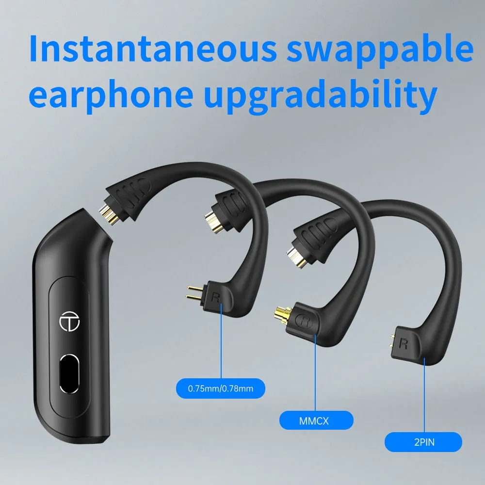 TRN BT20XS Wireless Bluetooth 5.3 HIFI Earphones Module Upgrade Cable 2PIN/MMCX Connector Replaceable Plug Ear Hook For Moondrop