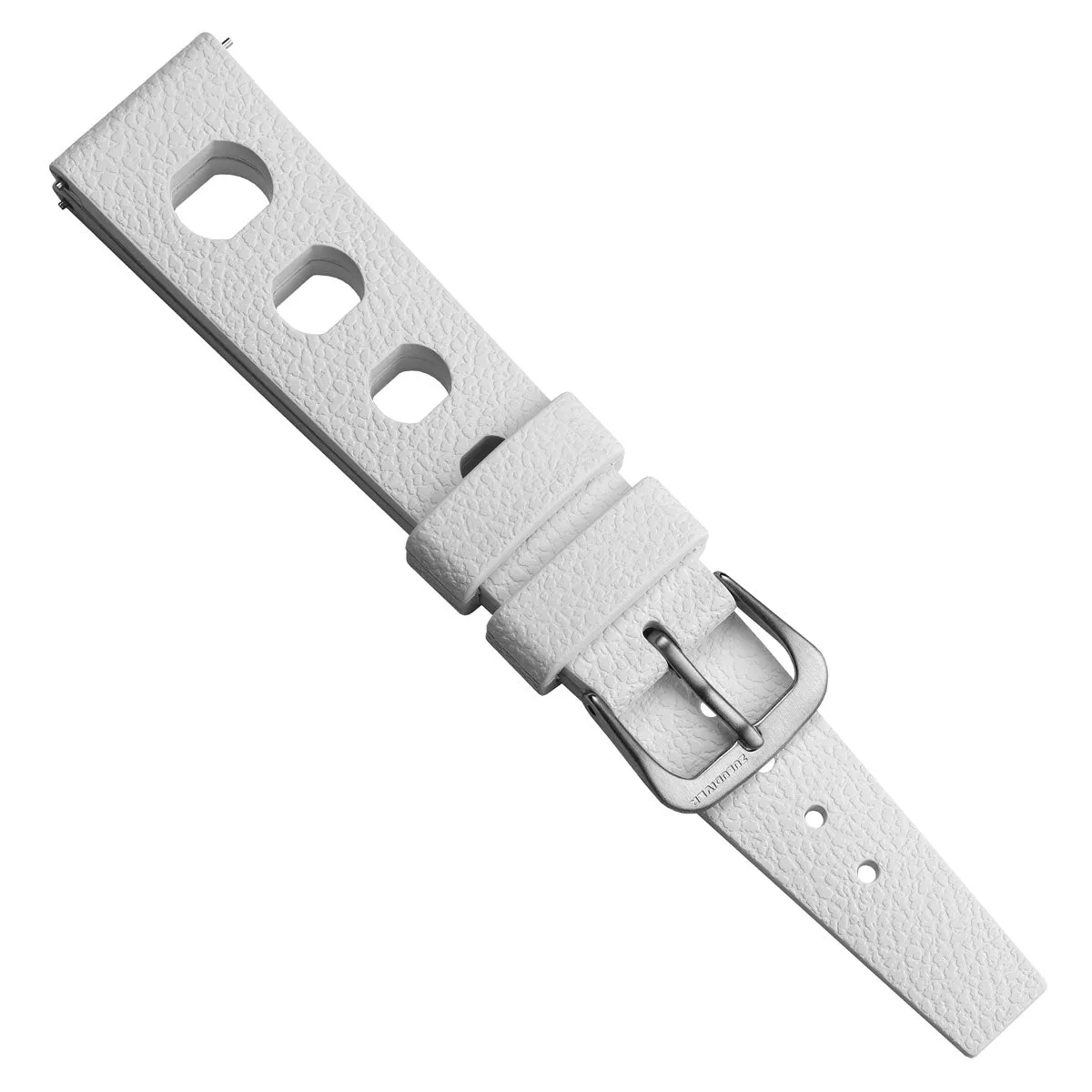 Tropical Regis FKM Rubber Watch Strap - Black