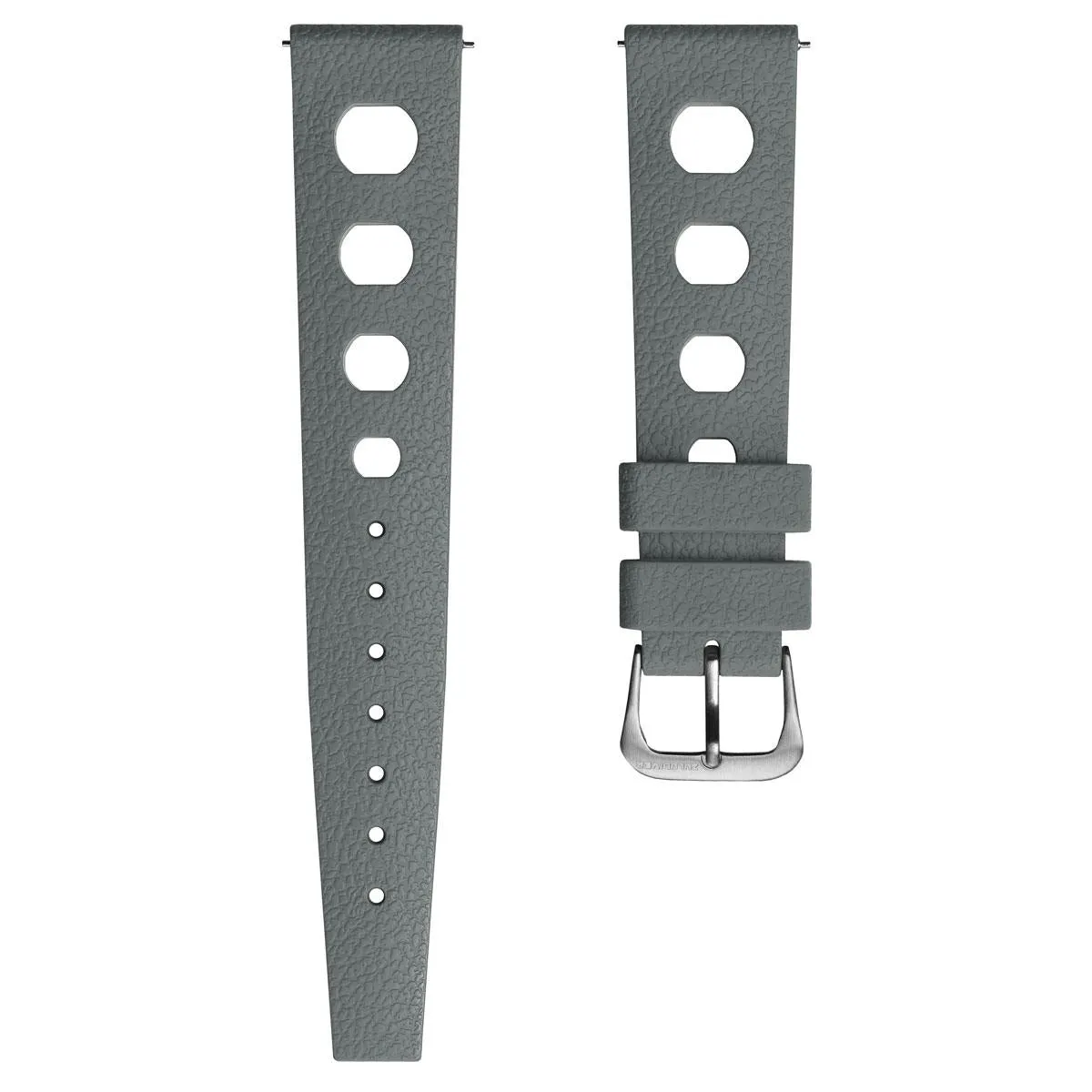 Tropical Regis FKM Rubber Watch Strap - Black