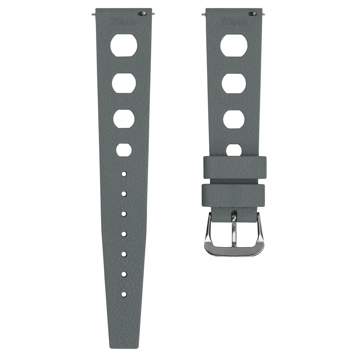 Tropical Regis FKM Rubber Watch Strap - Black