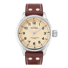 TW Steel Watch Swiss Volante Cream SVS101