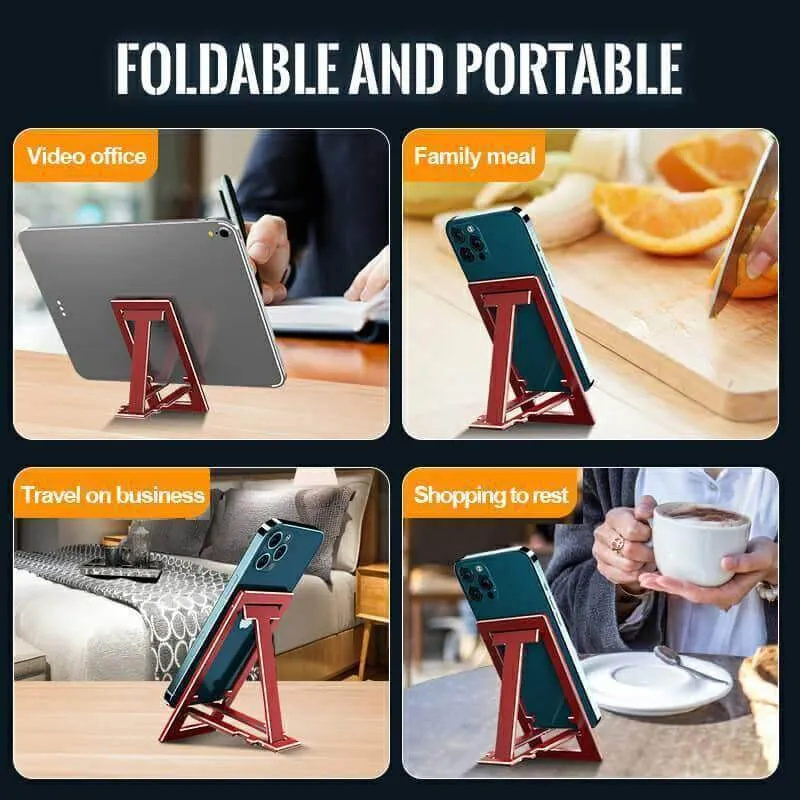 Ultra-thin Portable Foldable Aluminum Phone Holder