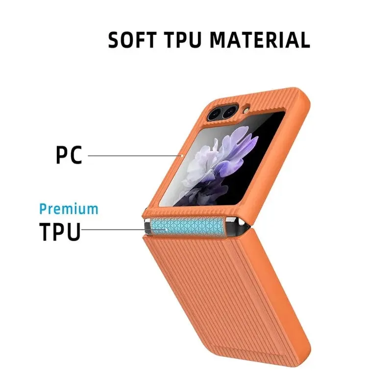 Ultra-thin Suitcase Phone Case With Tempered Film For Samsung Galaxy Z Flip 5