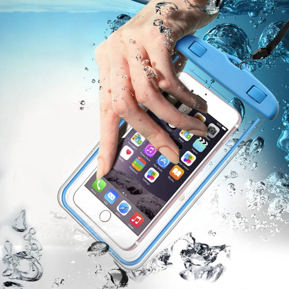 Universal Cover Waterproof Phone Case For iPhone 7 6S Coque Pouch Waterproof Bag Case For Samsung Galaxy S8 Swim Waterproof Case