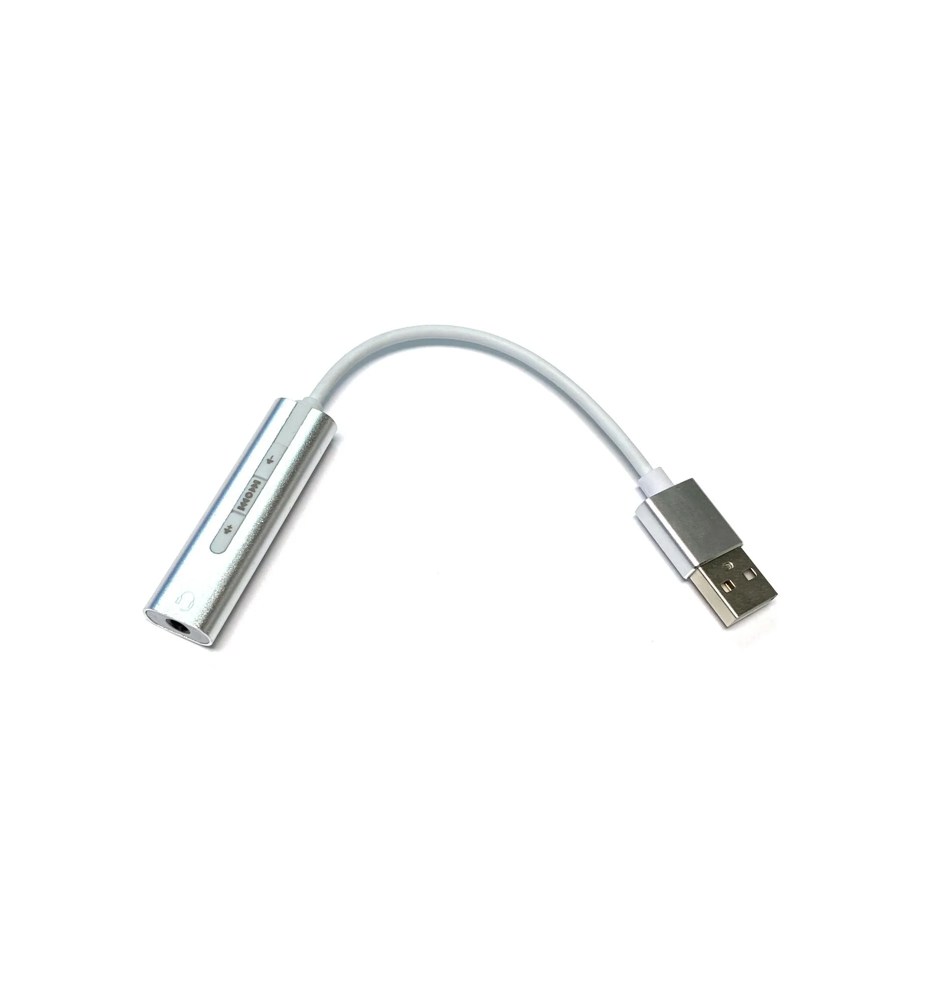 USB Earbud/Headphone Adapter - Sound Card 3.5mm to USB