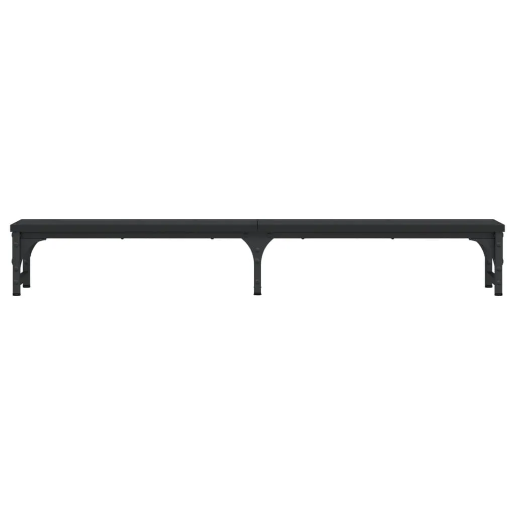 vidaXL Monitor Stand Black 105x23x15.5 cm Engineered Wood