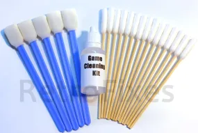 Video Game Cartridge Cleaning Kit - Swabs with Fluid