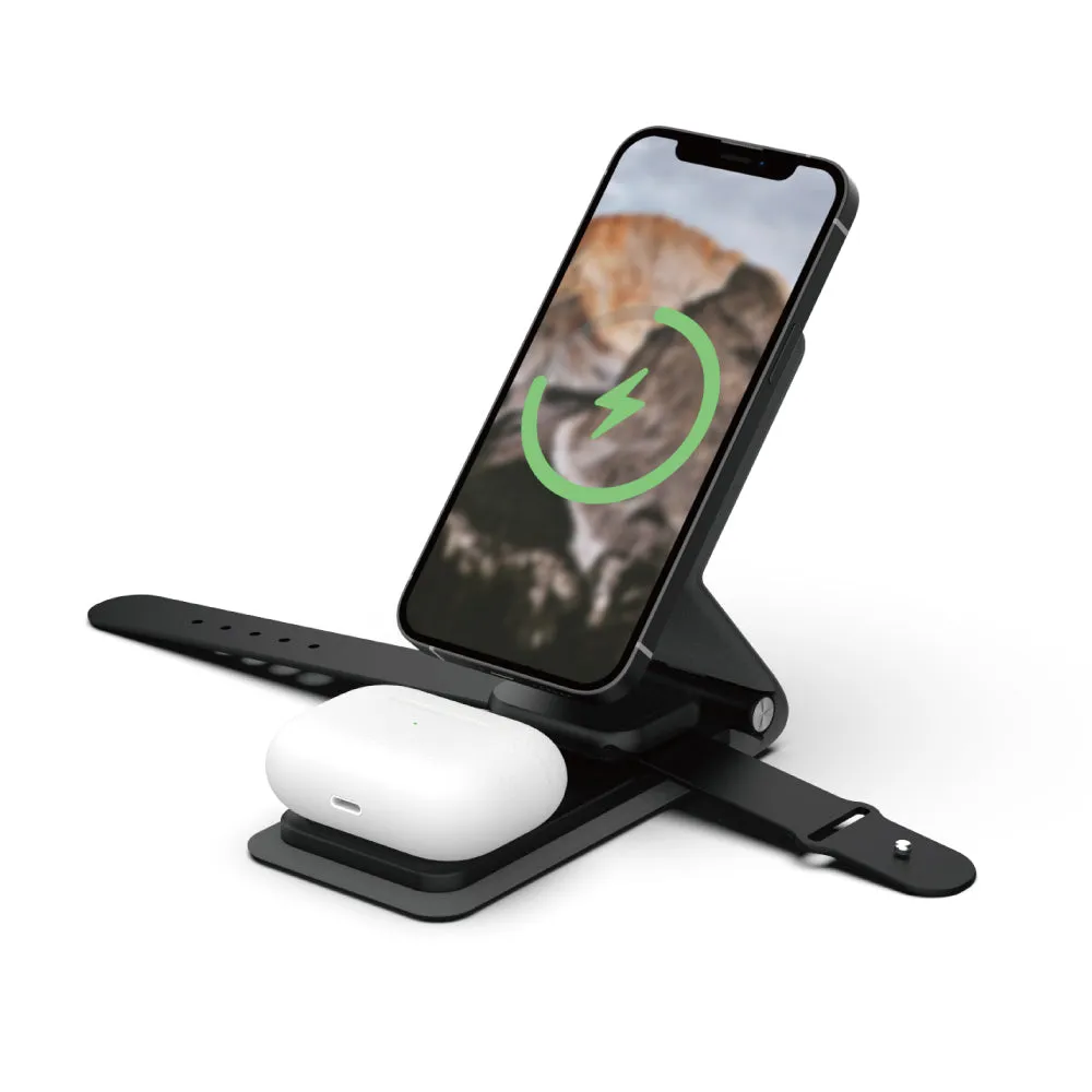 Vinnic TRIVOR PLUS 3-in-1 Foldable Travel Wireless Charger