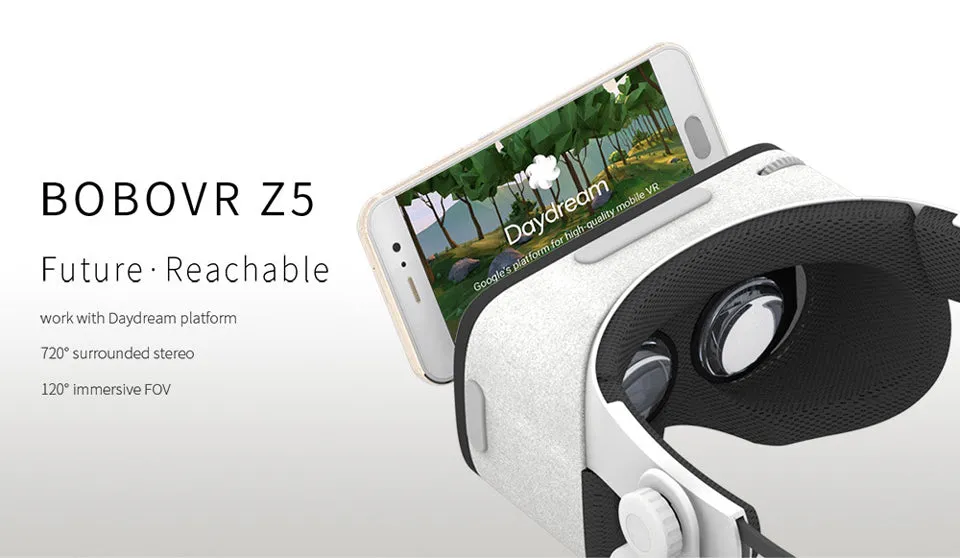 Virtual Reality 3D Glasses with 3D Headset and Daydream Remote Control