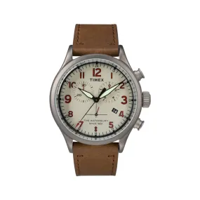 Waterbury Chronograph 42mm Leather Band