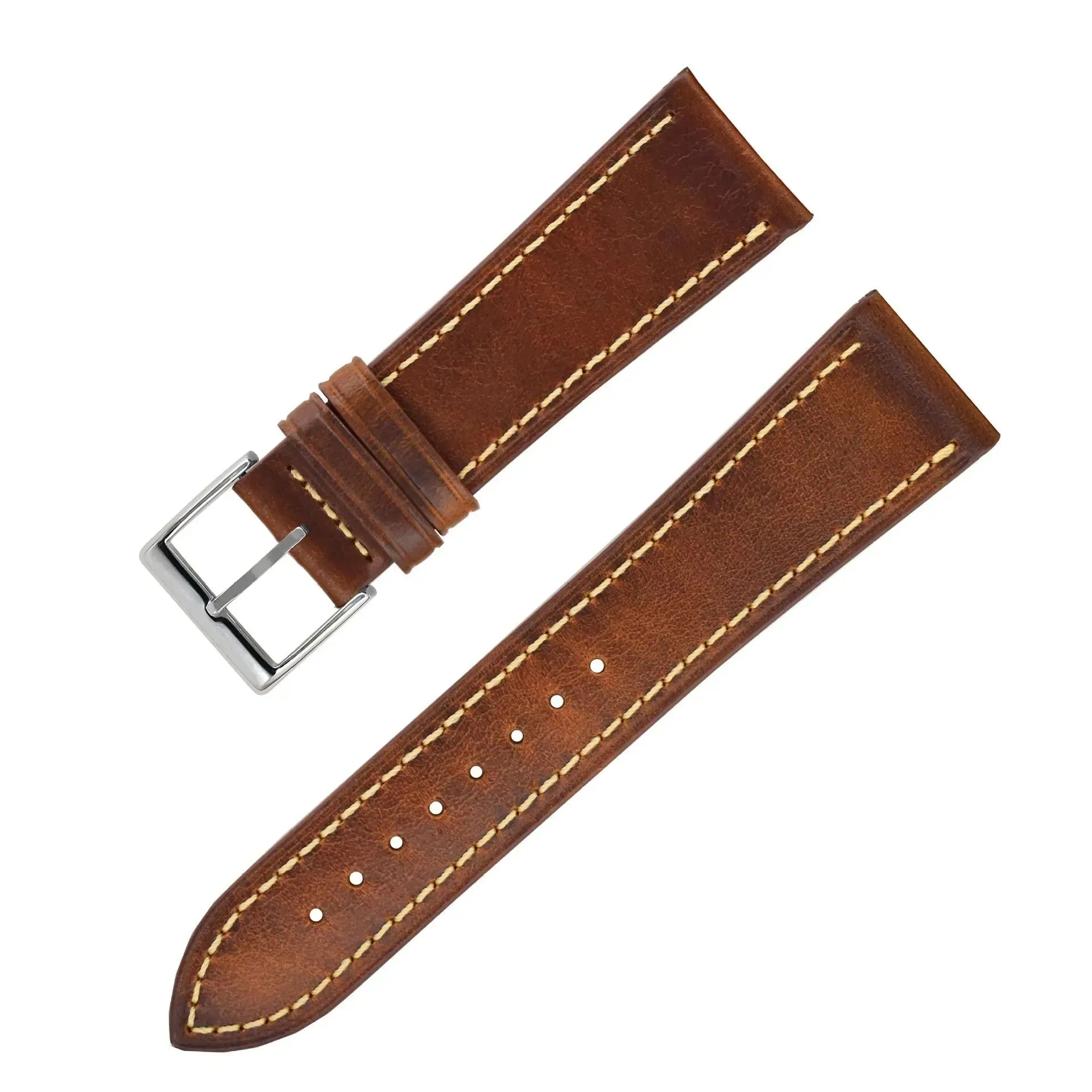 Wax Leather Watch Strap Watch Band Genuine Leather Genuine Leather Watch Band Soft Thin