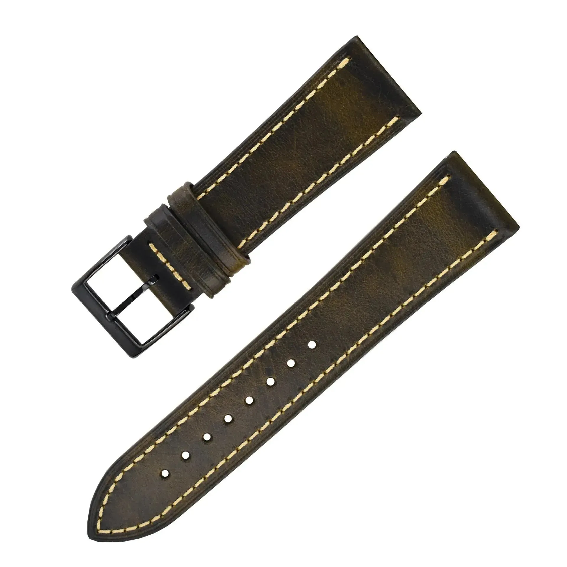 Wax Leather Watch Strap Watch Band Genuine Leather Genuine Leather Watch Band Soft Thin