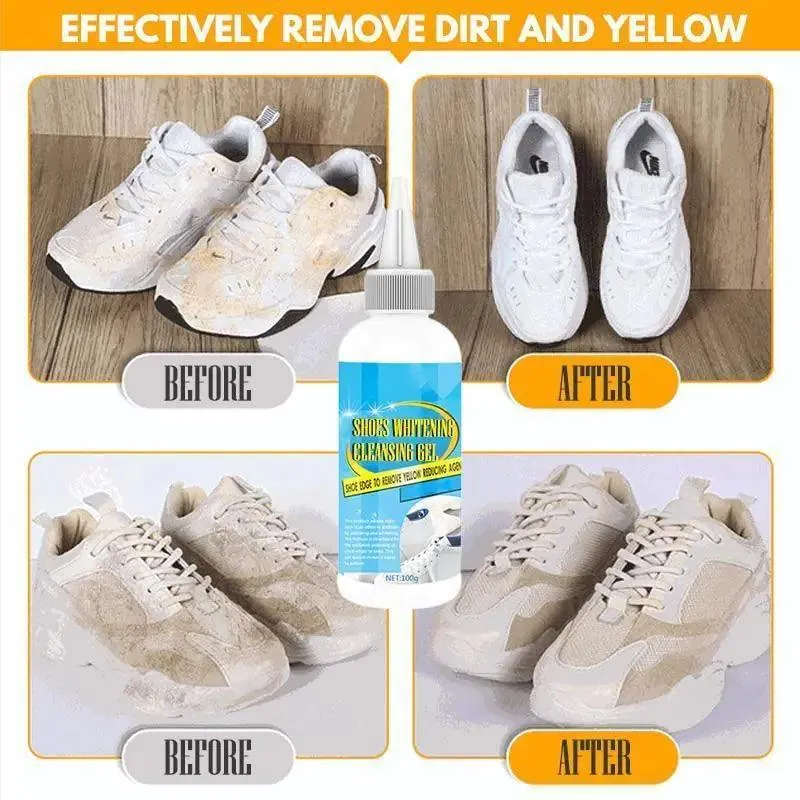 White Shoes Cleaner Whitening Cleansing Gel