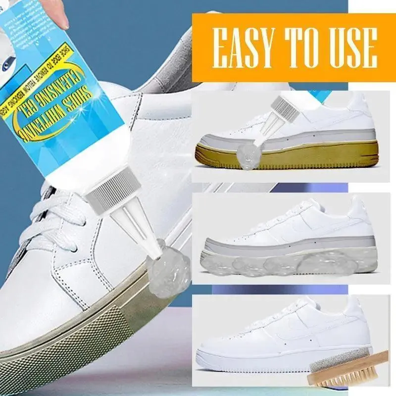 White Shoes Cleaner Whitening Cleansing Gel