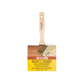 Wooster Brush Bravo Stainer™ Bristle/Poly Brush  4-3/4"