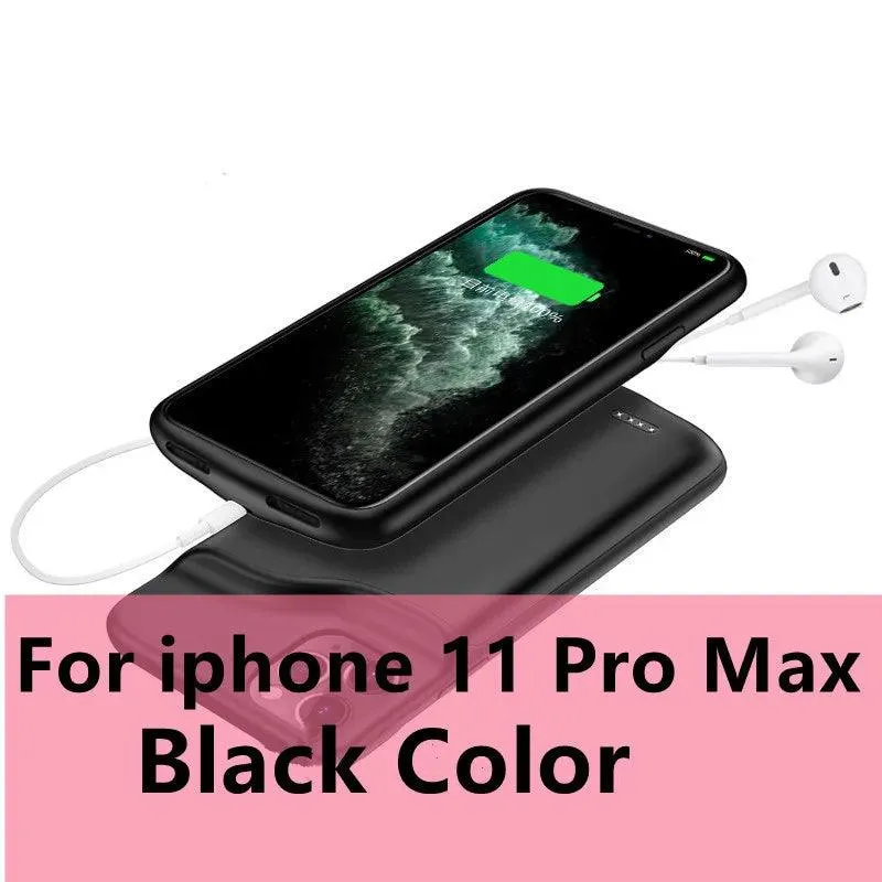 Xilecaly High-Capacity Power Bank Case for iPhone 15 Pro Max, 14, 13, 12 Mini, and More